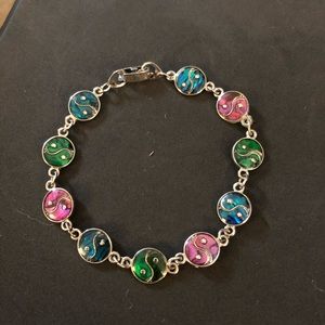 COPY - Multicolor Yin and Yang Bracelet